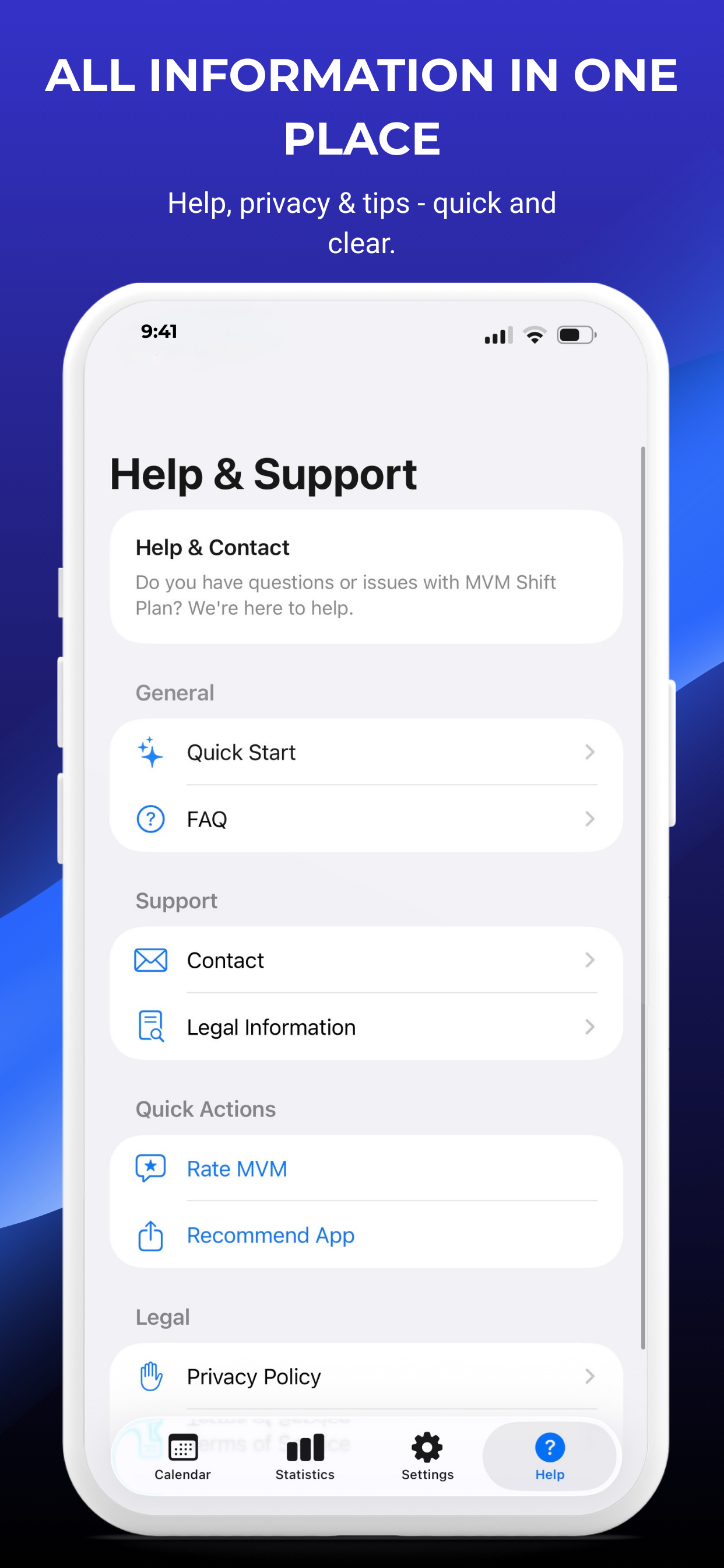 Dienstplan App – Pro-Ansicht