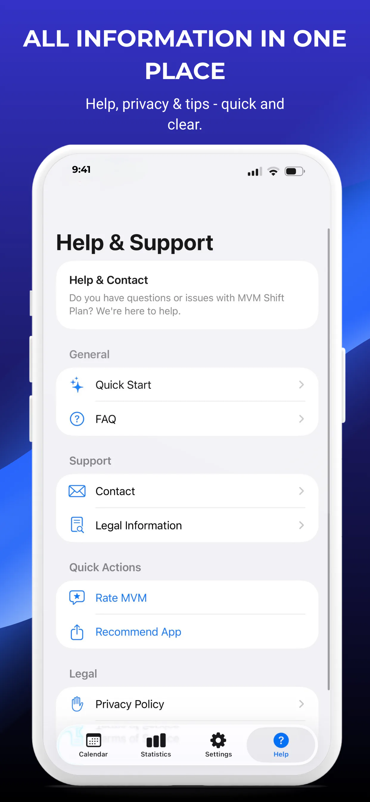Dienstplan App – Pro-Ansicht