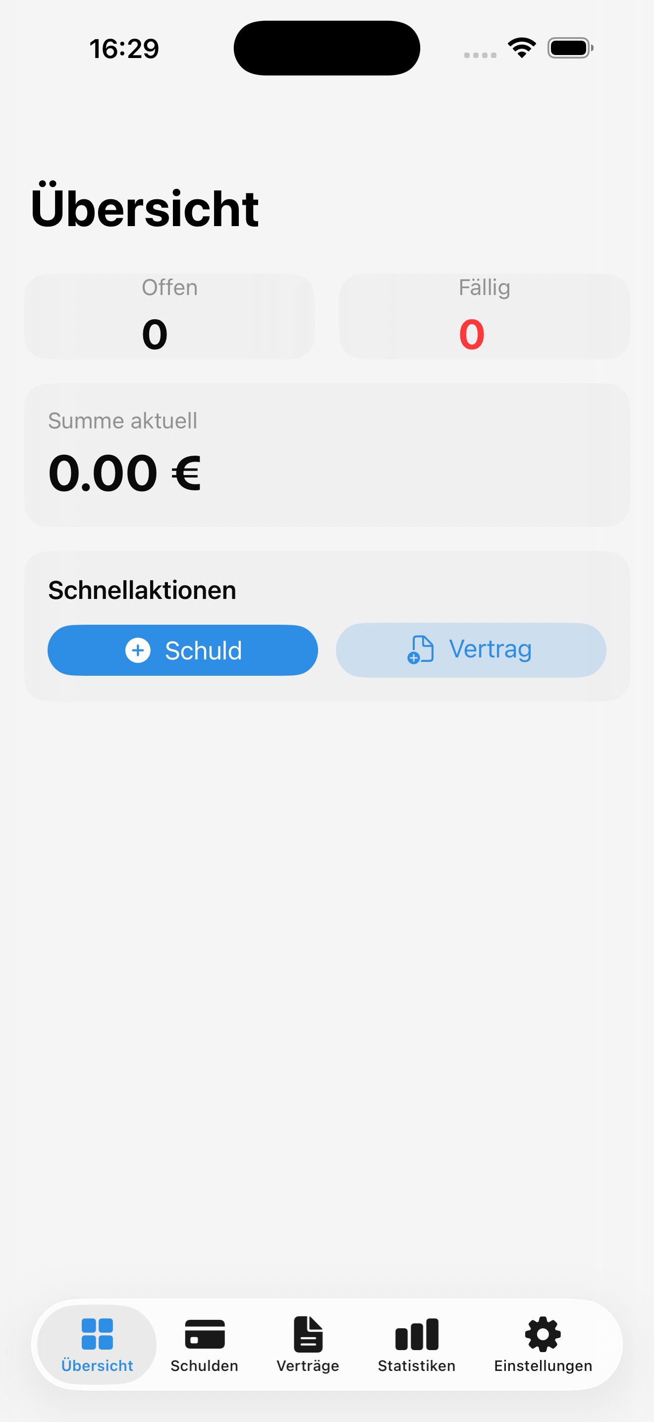 Debt Tracker Screenshot 1