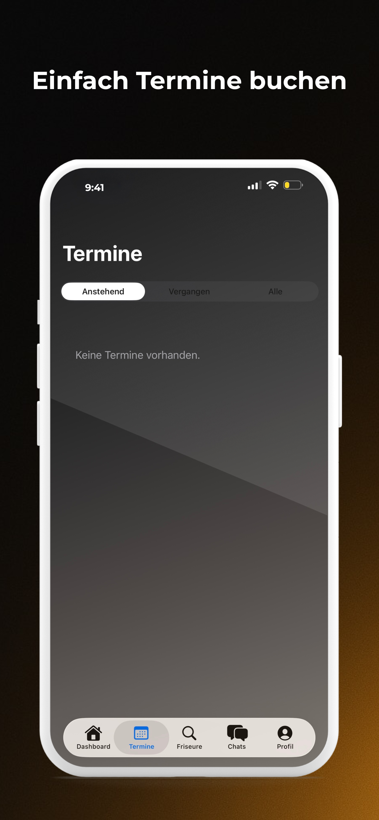 Barber-App Screenshot 3 – Buchungsansicht