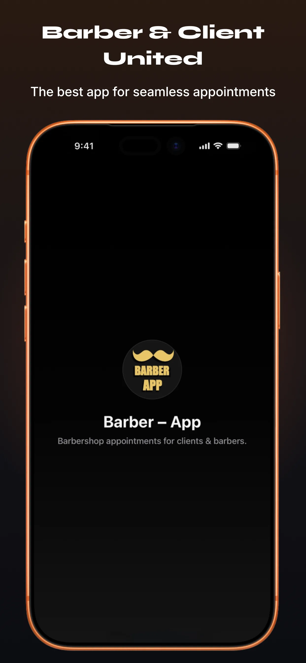 Barber-App 截图 1 – 理发师与客户相聚