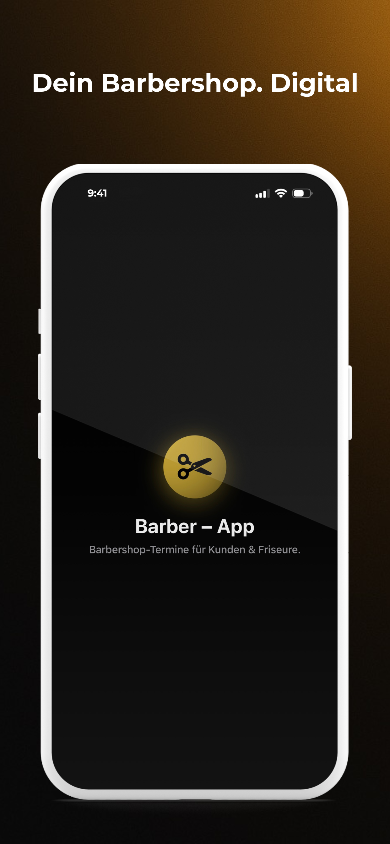 Randevu ve müşteri görünümüyle Barber-App önizlemesi